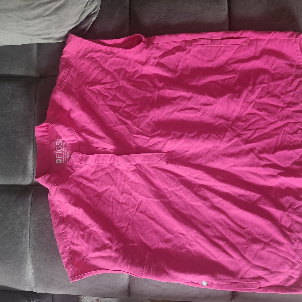 Figs Pink Jumpsuit Lightweight and Vibrant